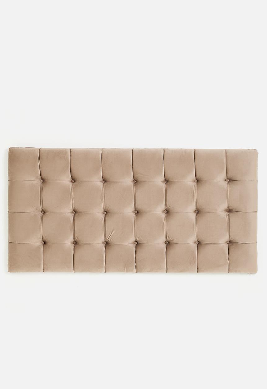 Sixth Floor - Verona velvet headboard - neutrals