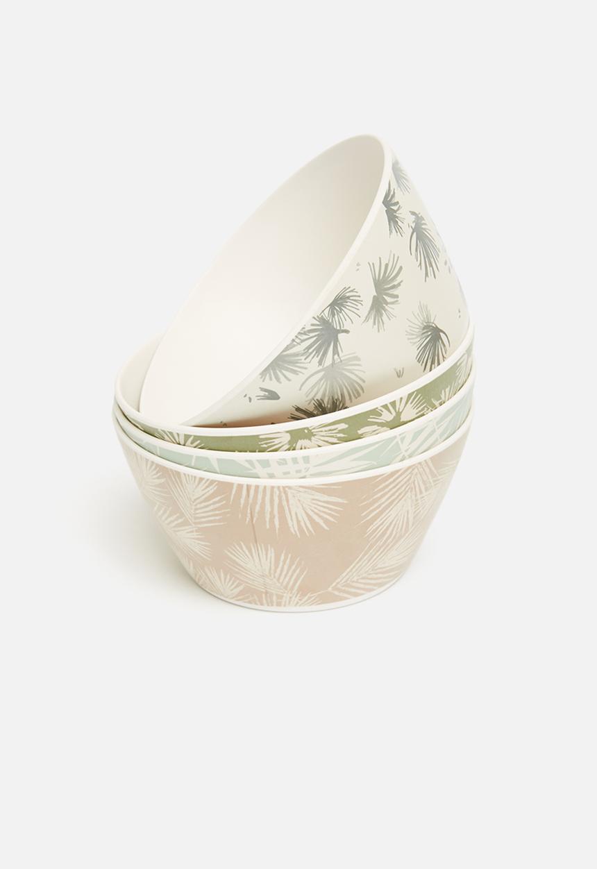 Excellent Houseware - Topaz outdoor bowl set of 4 -multi