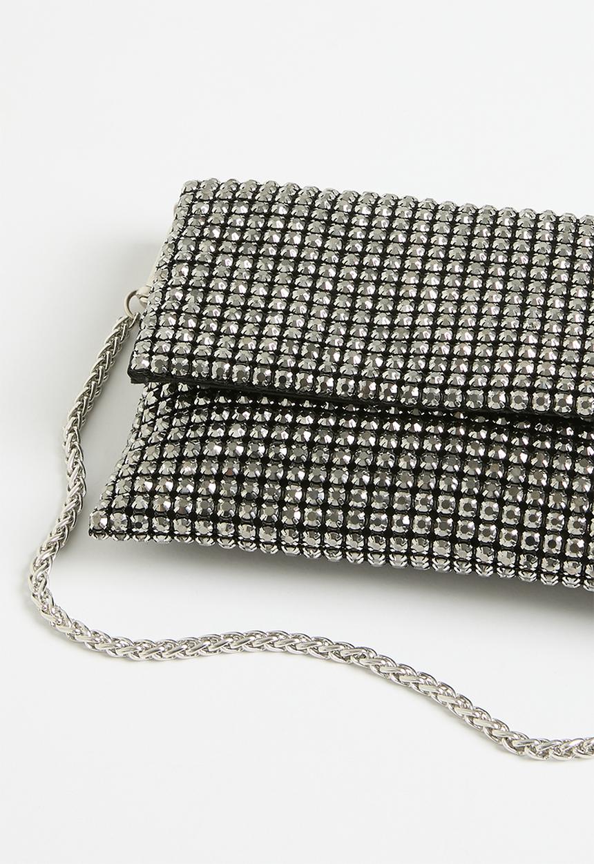 Me&B - The metallic clutch - black