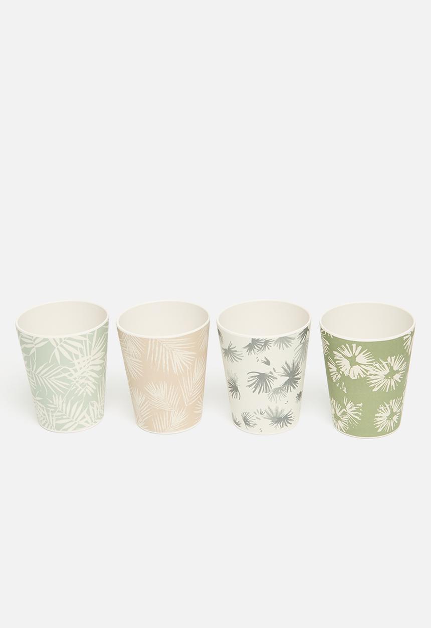 Excellent Houseware - Topaz outdoor cup set of 4 - multi