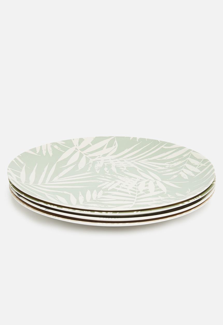 Excellent Houseware - Topaz outdoor side plate set of 4 -multi
