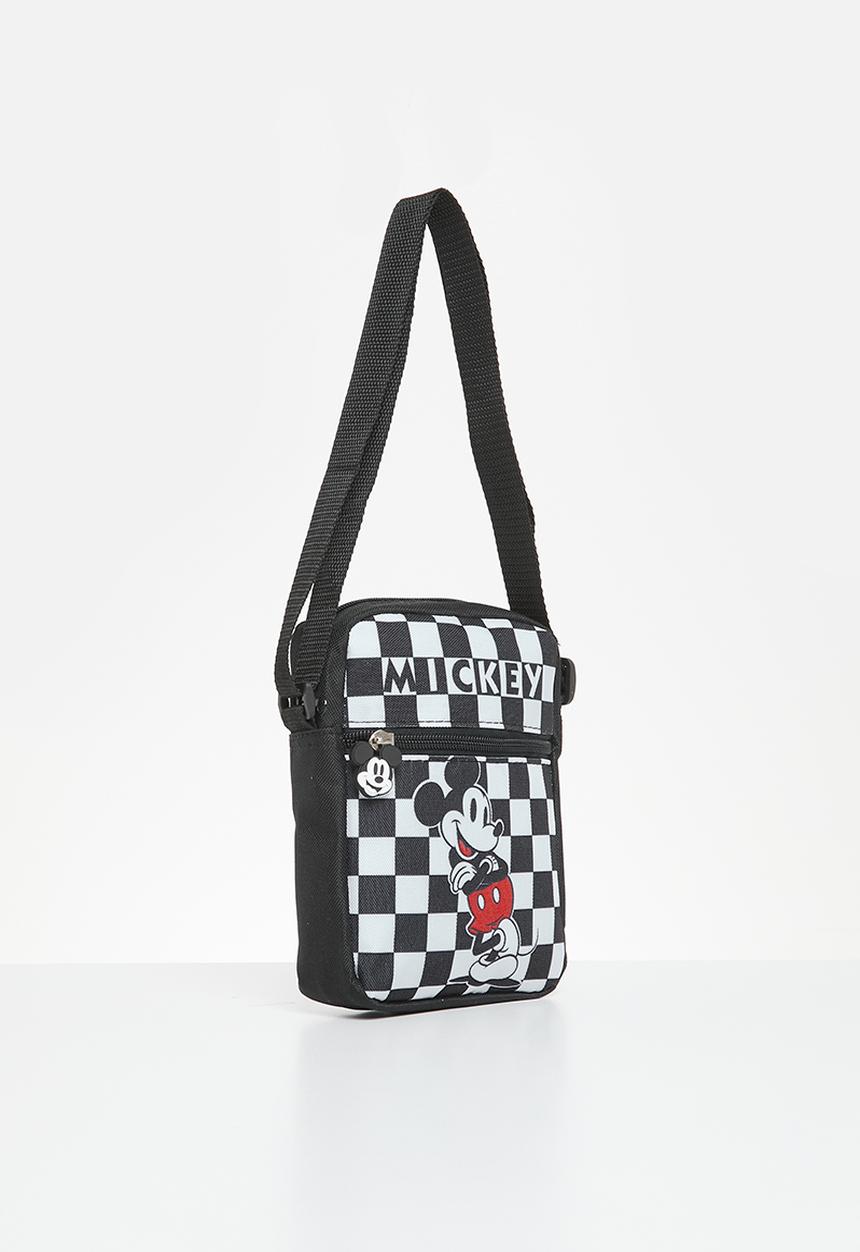 Pop Candy - Mickey Mouse 'Checker' Crossbody - black & white