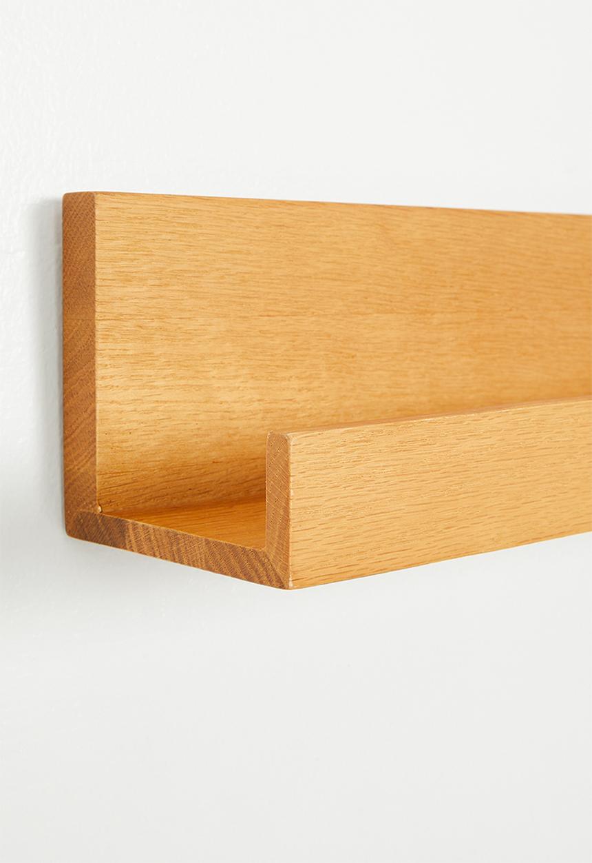 Sixth Floor - Nimbus lip floating shelf - oak