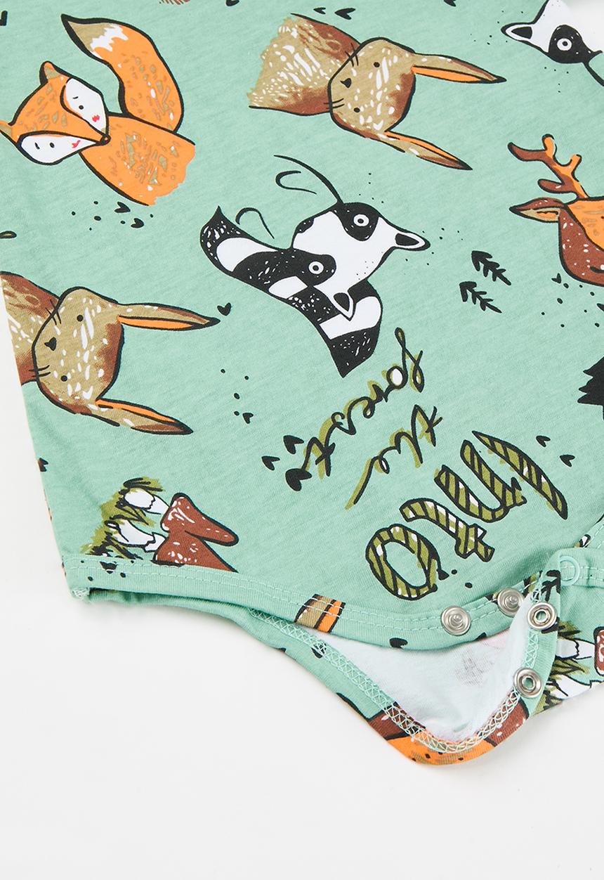 Pop Candy - Printed romper - green