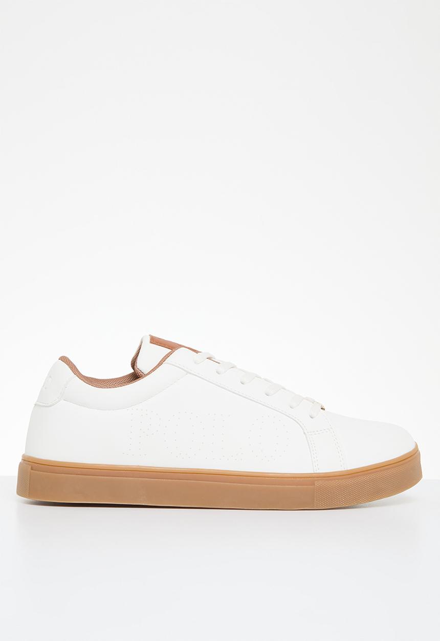 POLO - Gum Pin Punch Sneaker - White