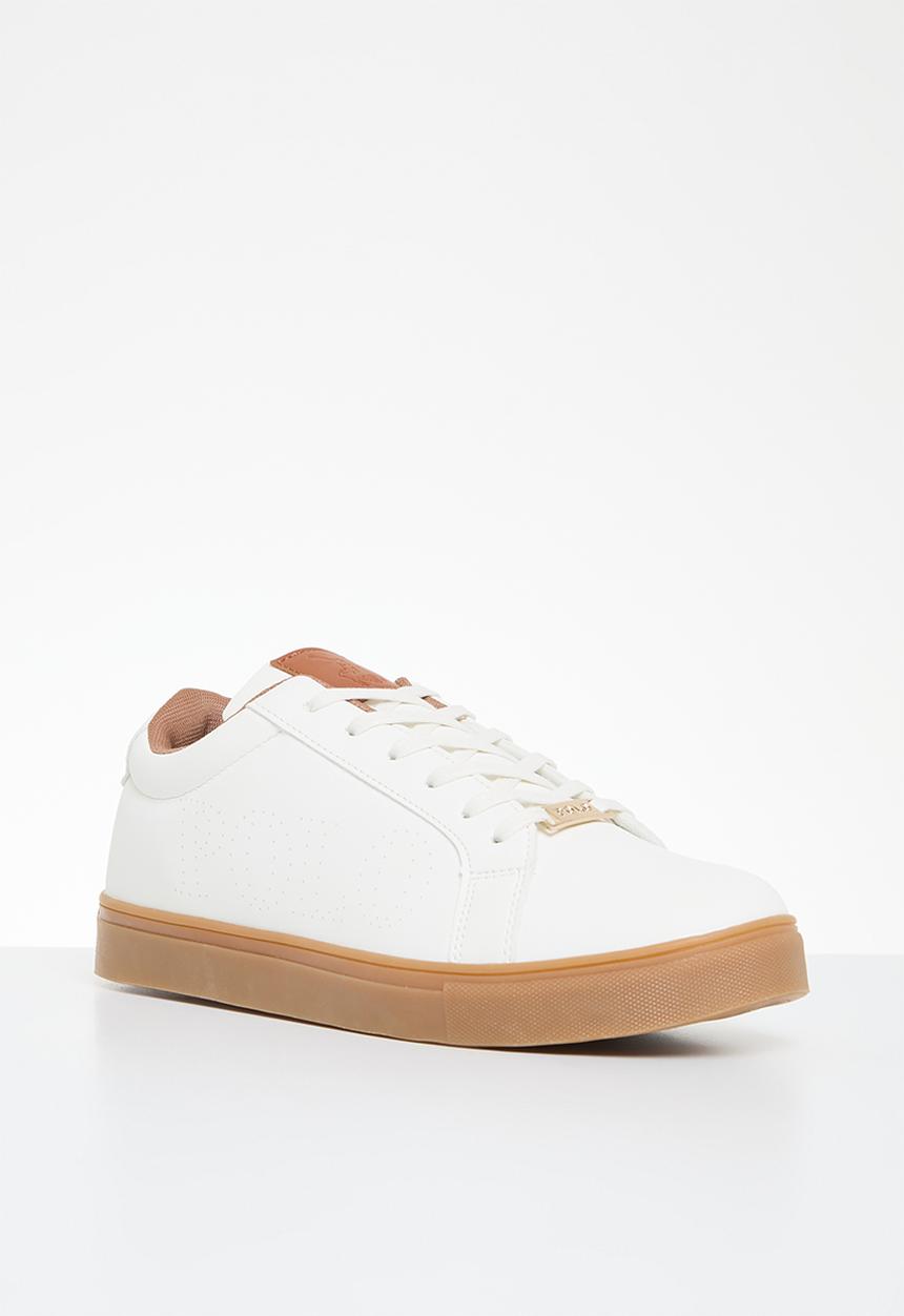 POLO - Gum Pin Punch Sneaker - White