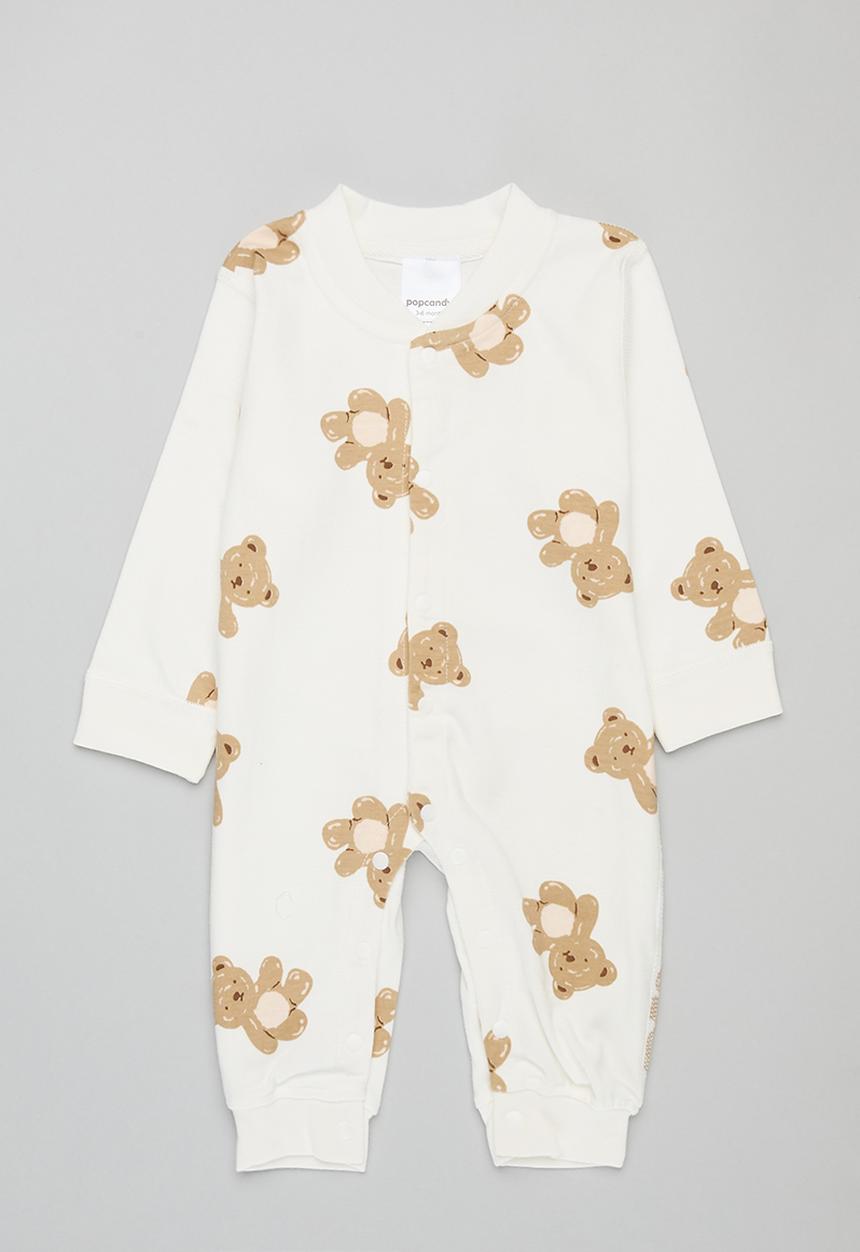 Pop Candy - Printed romper - white