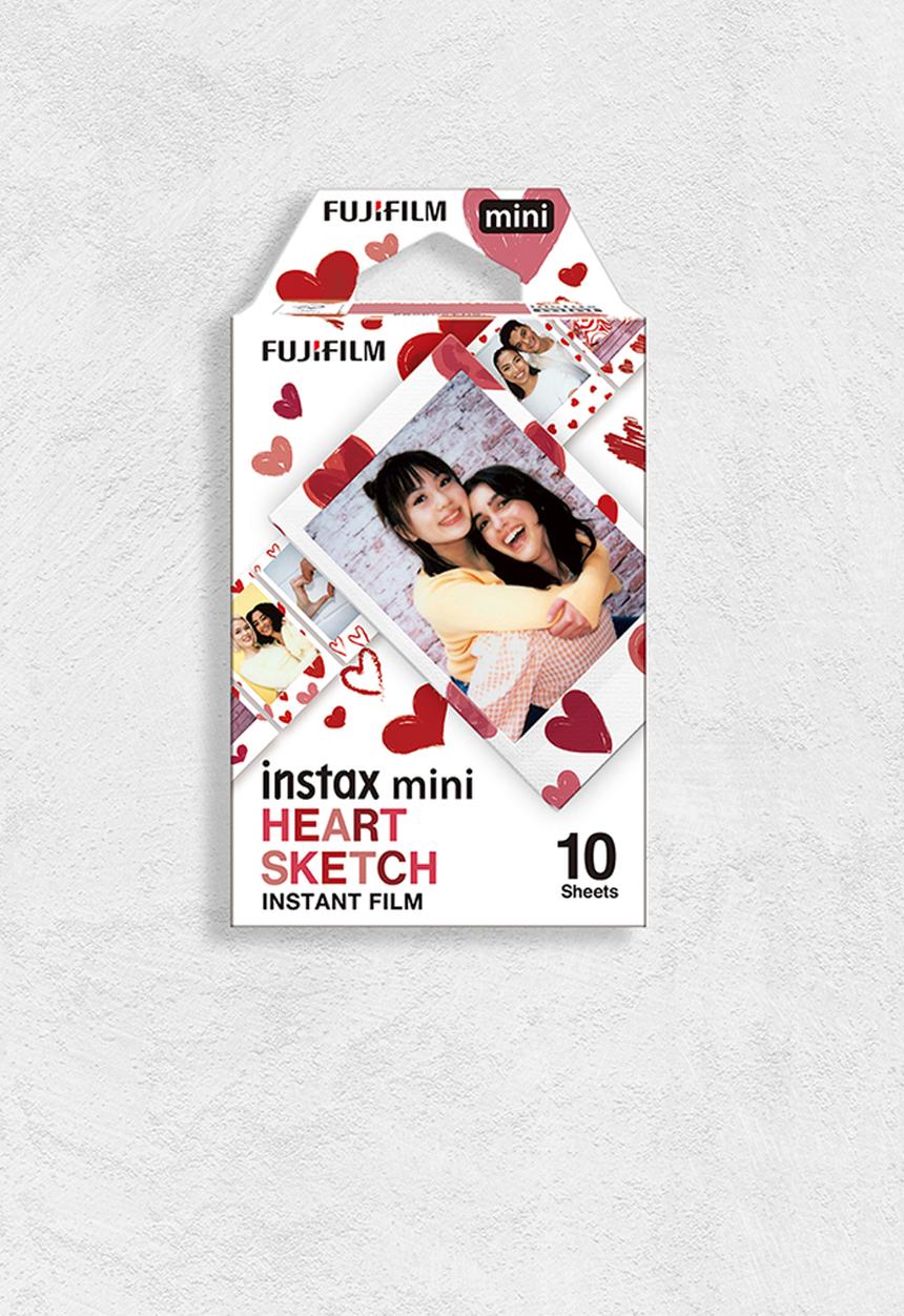 Fujifilm - Instax Film mini PAT 1 pack - heart sketch 
