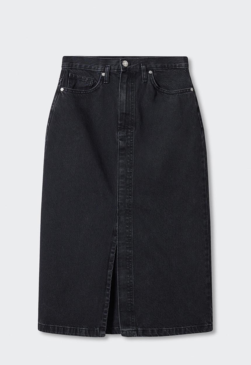 MANGO - Plus Skirt Soleil - Open - Grey