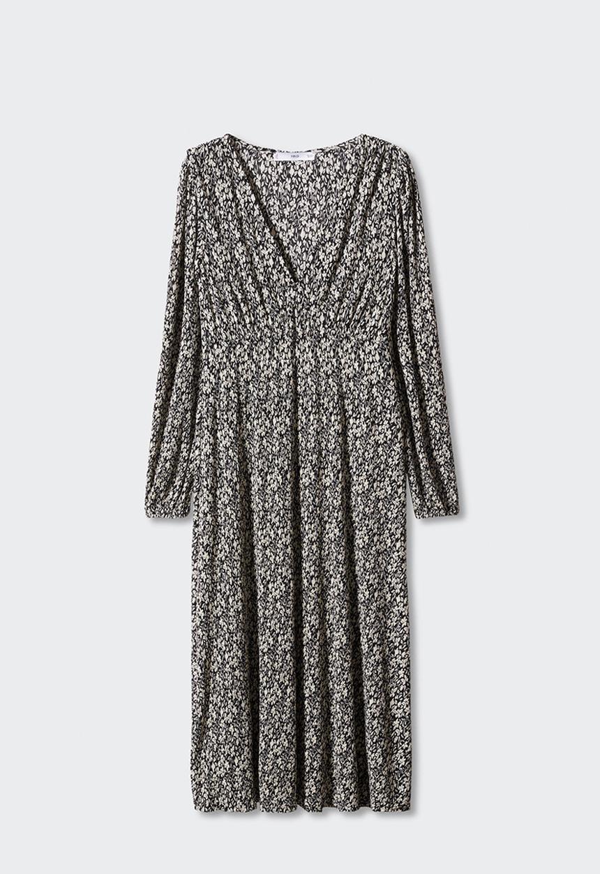 MANGO - Plus Dress Mar - Black