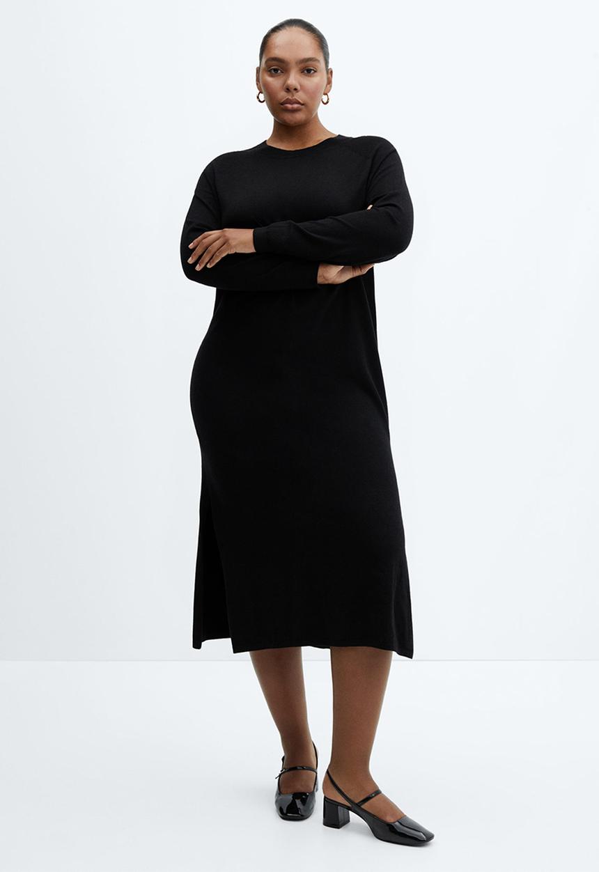 MANGO - Plus Dress Vieira - Black