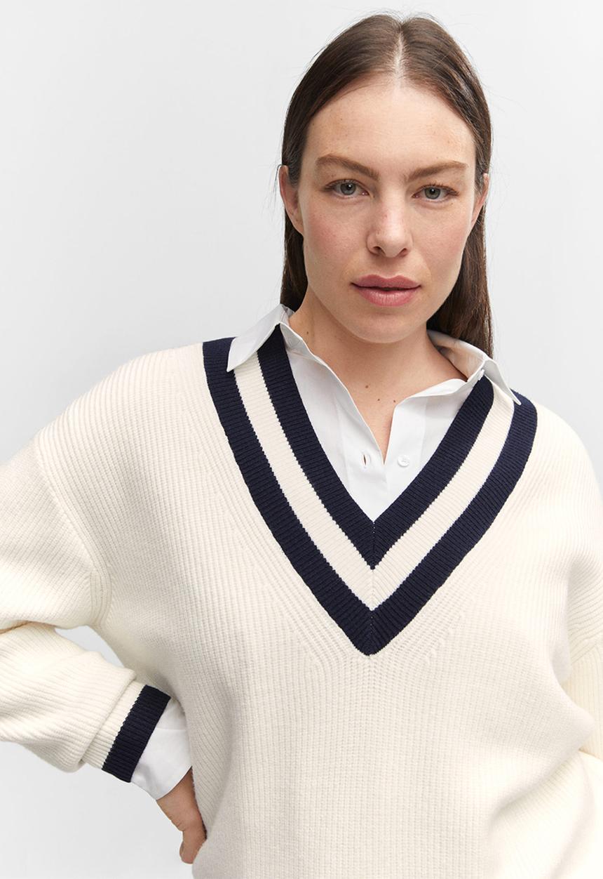MANGO - Plus Sweater League - Light Beige