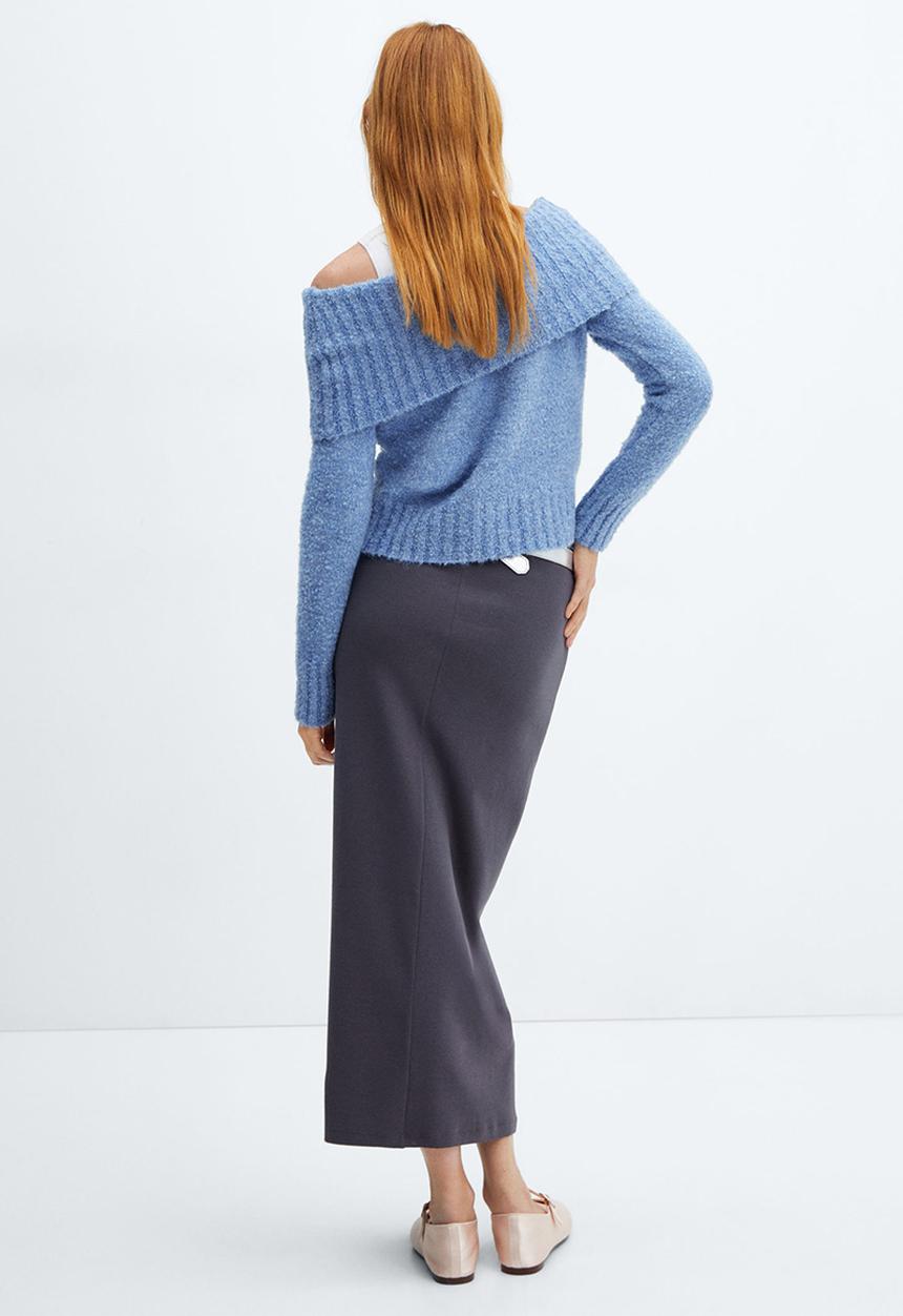 MANGO - Sweater tuttu - mid blue