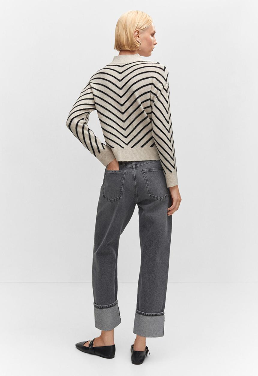 MANGO - Sweater Diego - Light Pastel Grey