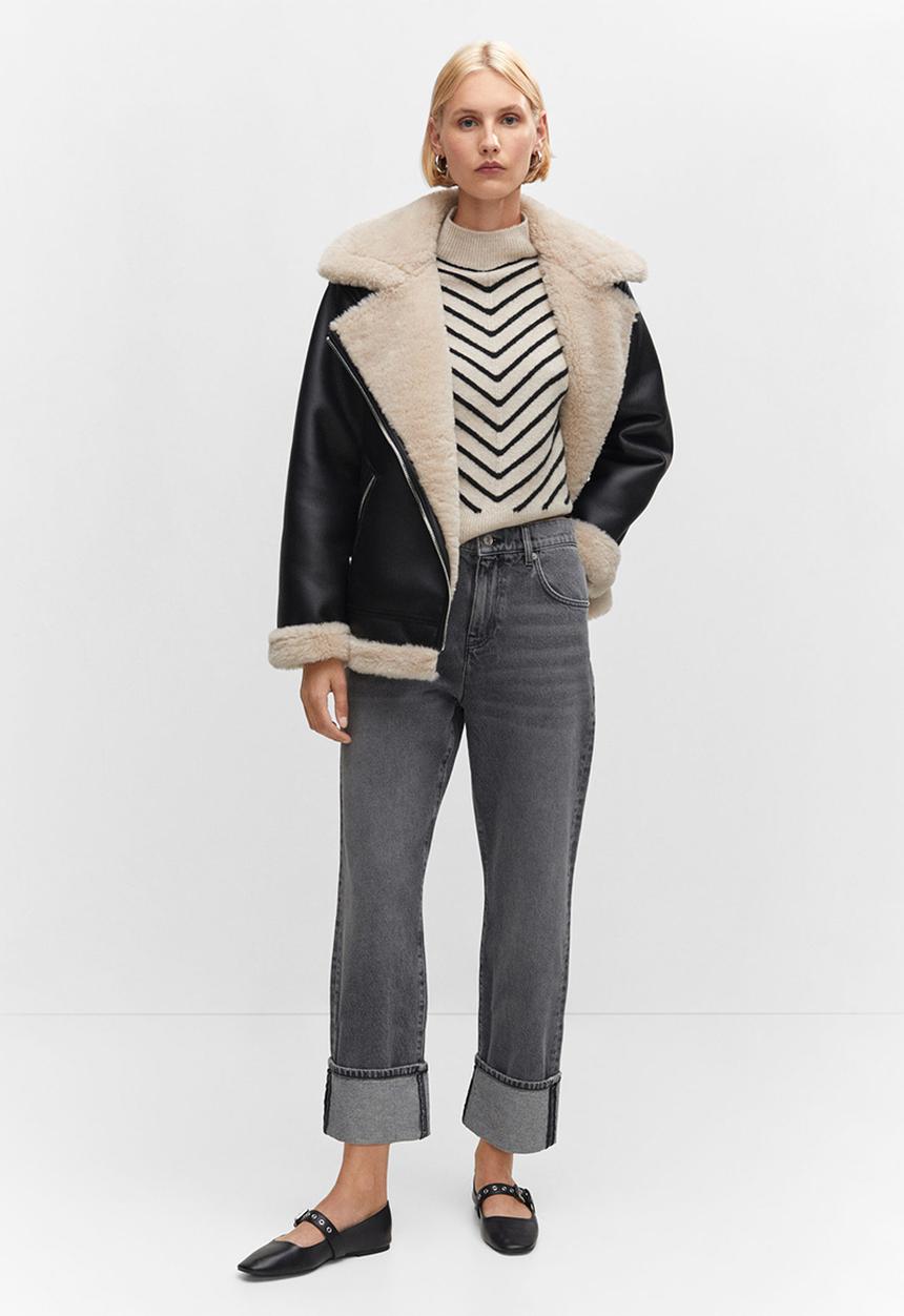 MANGO - Sweater Diego - Light Pastel Grey