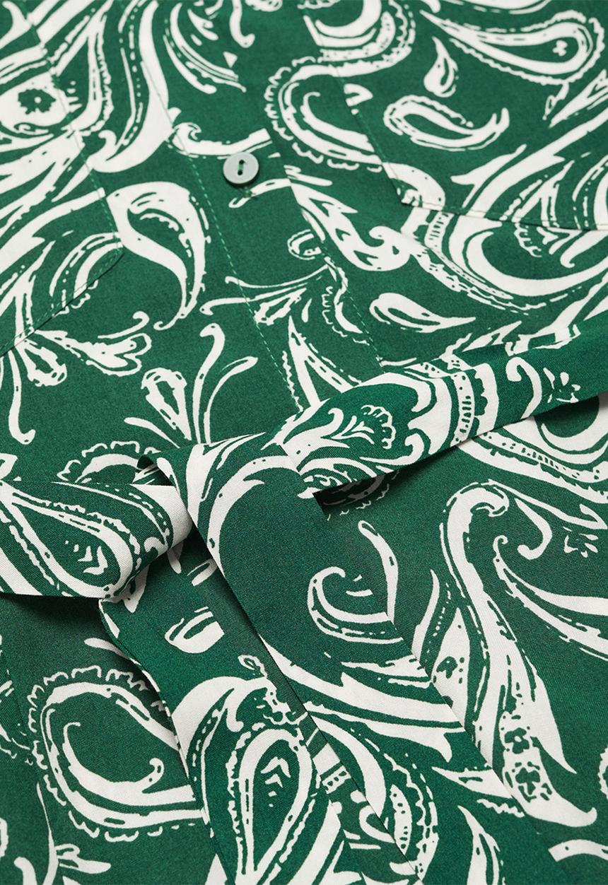 MANGO - Dress Apple5 - Green