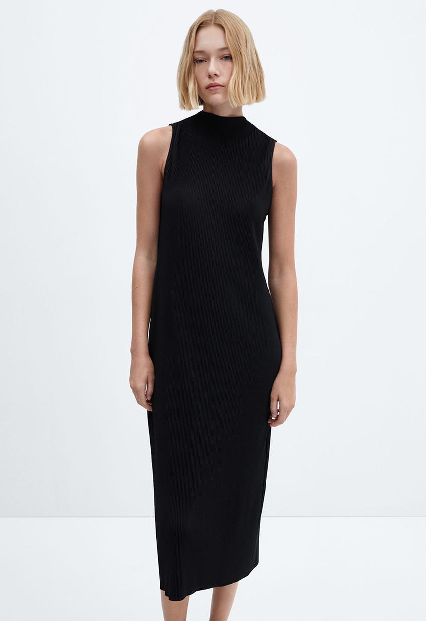 MANGO - Dress Mayka - Black
