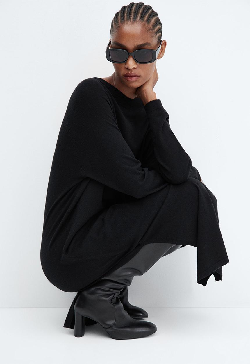 MANGO - Dress Vieira - Black