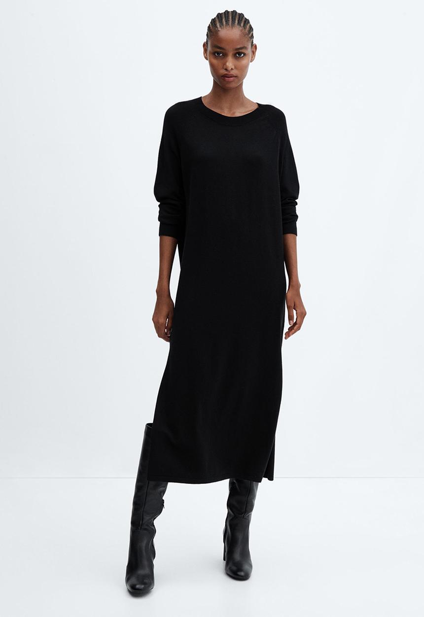 MANGO - Dress Vieira - Black