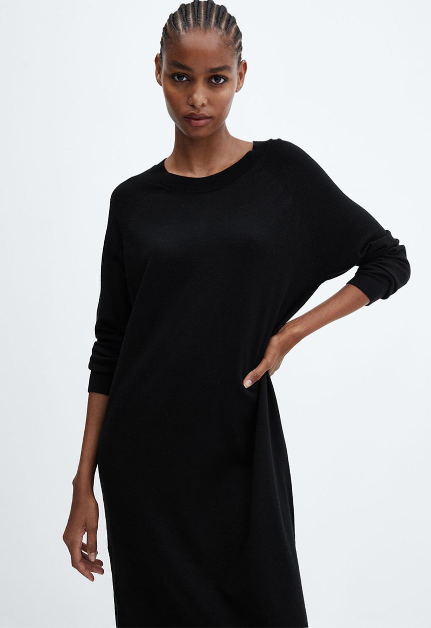 MANGO - Dress Vieira - Black