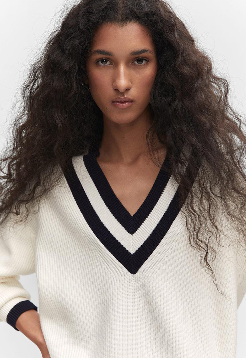 MANGO - Sweater League - Light Beige