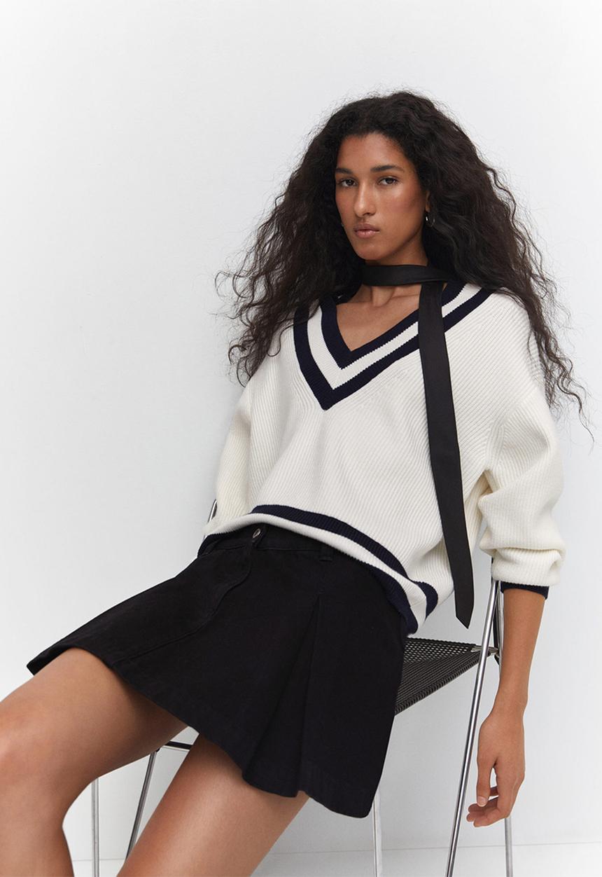 MANGO - Sweater League - Light Beige