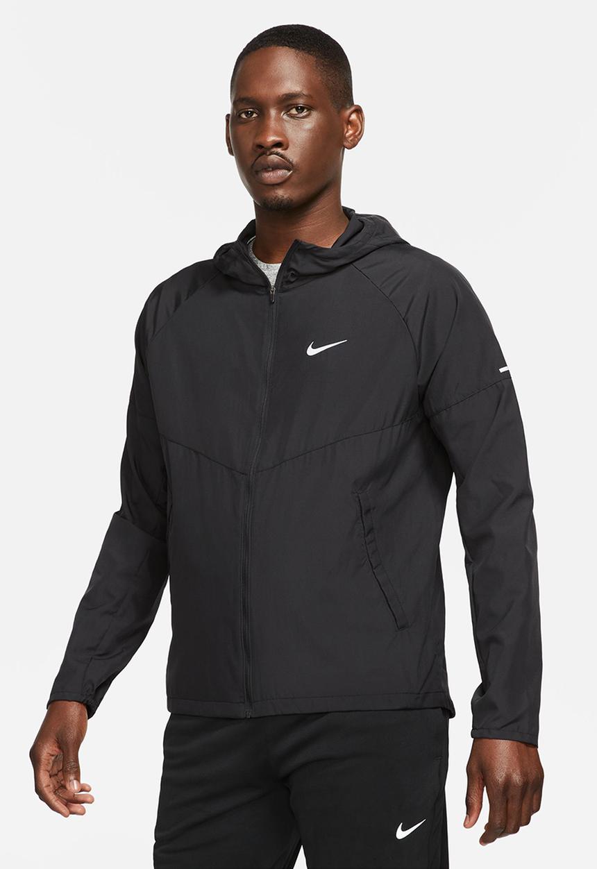 Nike - Miler repel running jacket - black/reflective silver