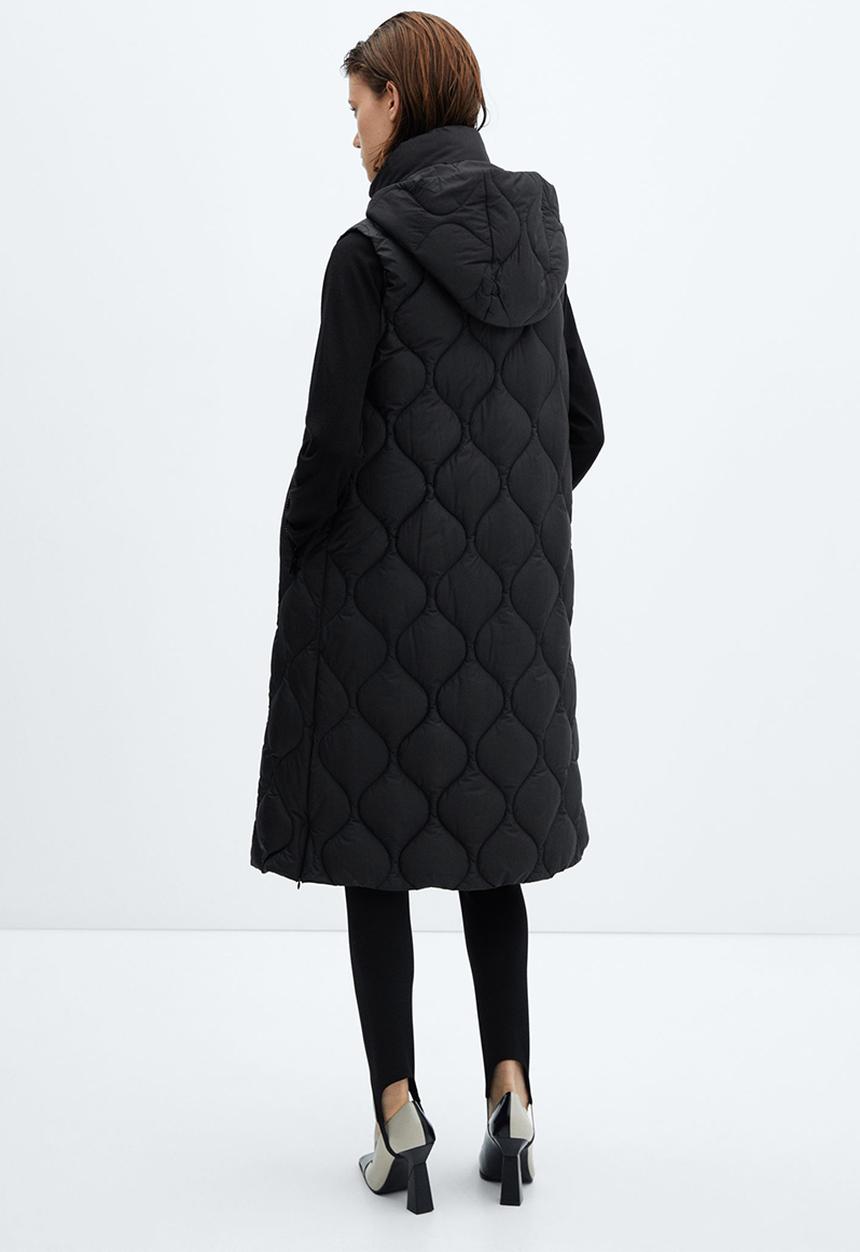MANGO - Waistcoat Borrasca - Black