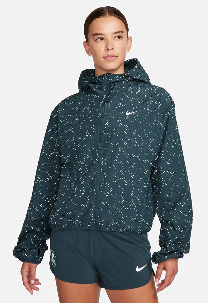 Nike - W nk df jkt ssnl nvty - deep jungle/reflective silver