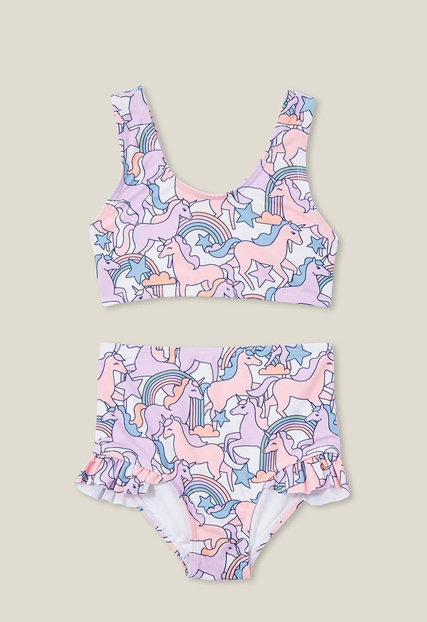 Cotton On - Lara bikini - vanilla/unicorns
