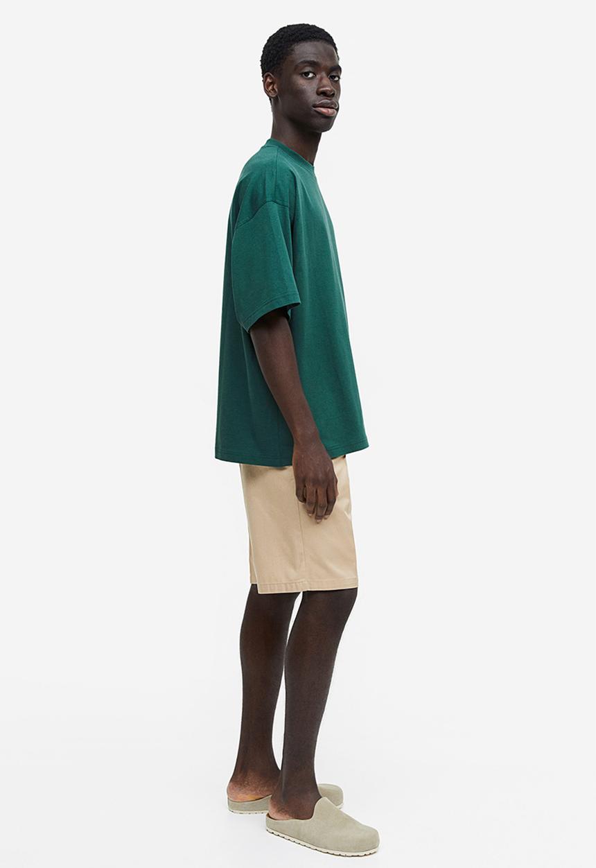 H&M - Oversized fit T-shirt - green