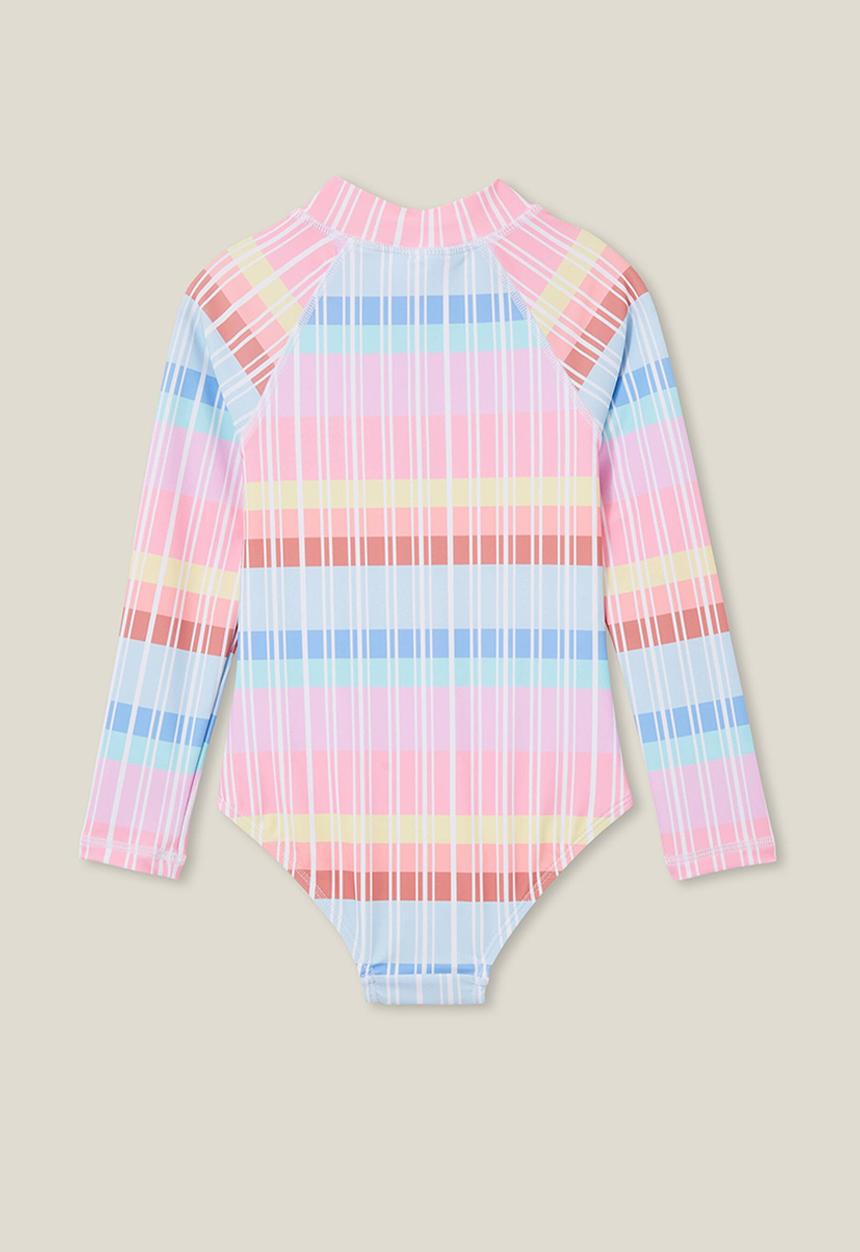 Cotton On - Lydia one piece - vanilla/rainbow pastel