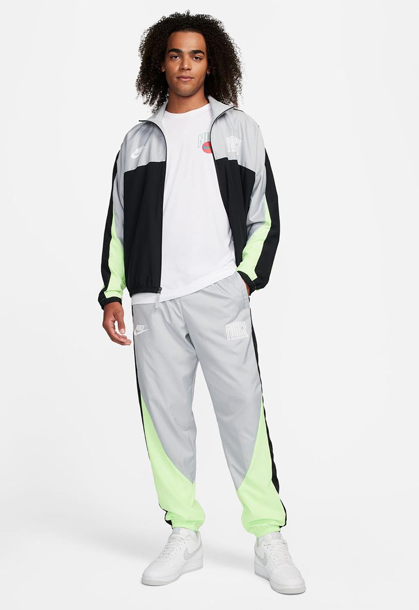 Nike - Starting 5 woven pant - black/lime blast/lt smoke grey/white