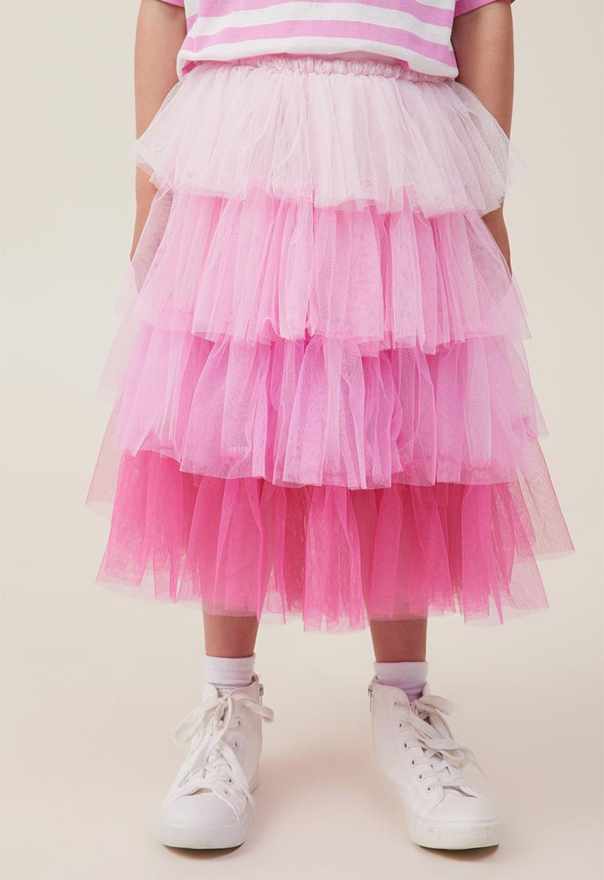 Cotton On - Trixiebelle dress up skirt - pink gradient