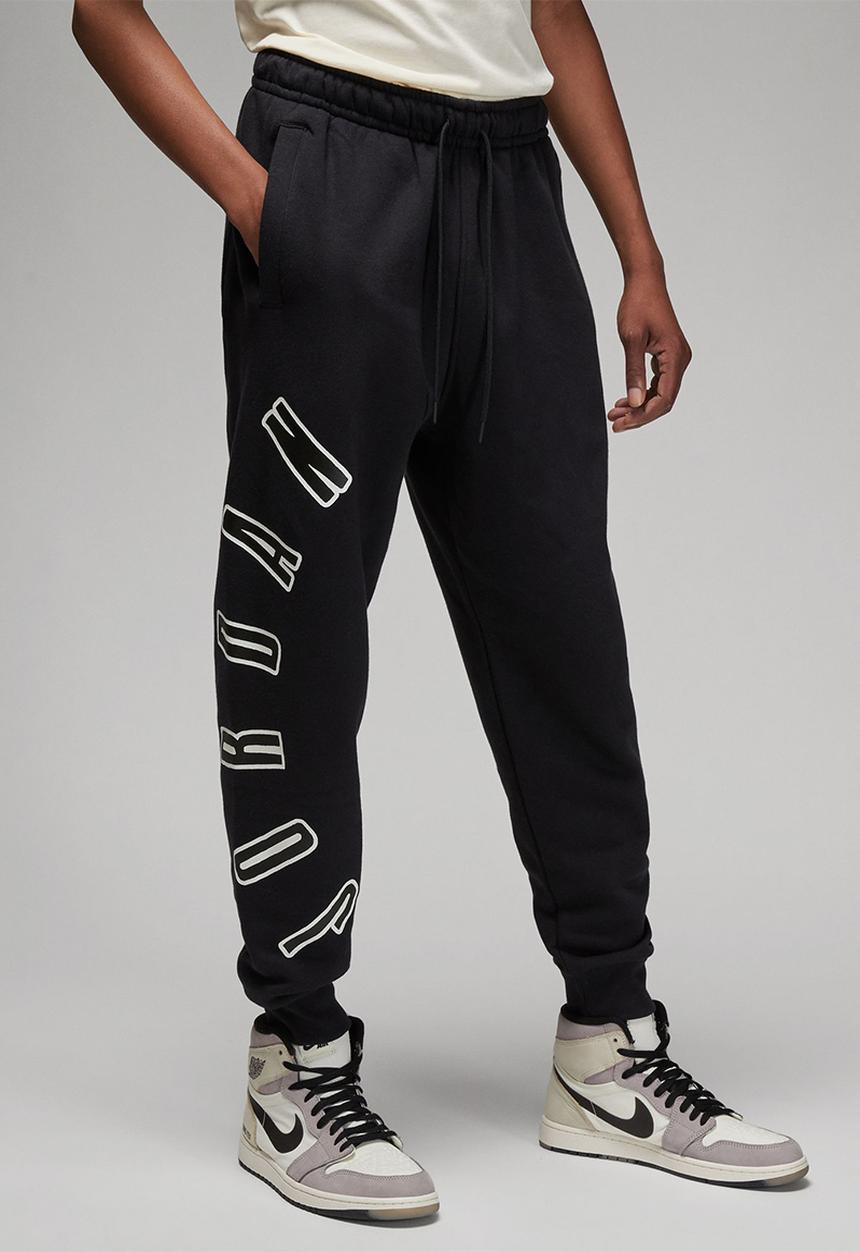 Nike - Jordan flt mvp hbr flc pant - black/sail
