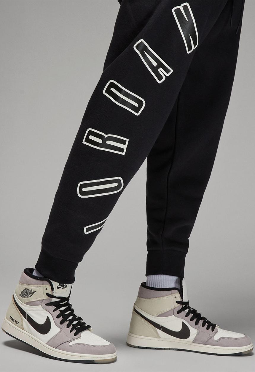 Nike - Jordan flt mvp hbr flc pant - black/sail