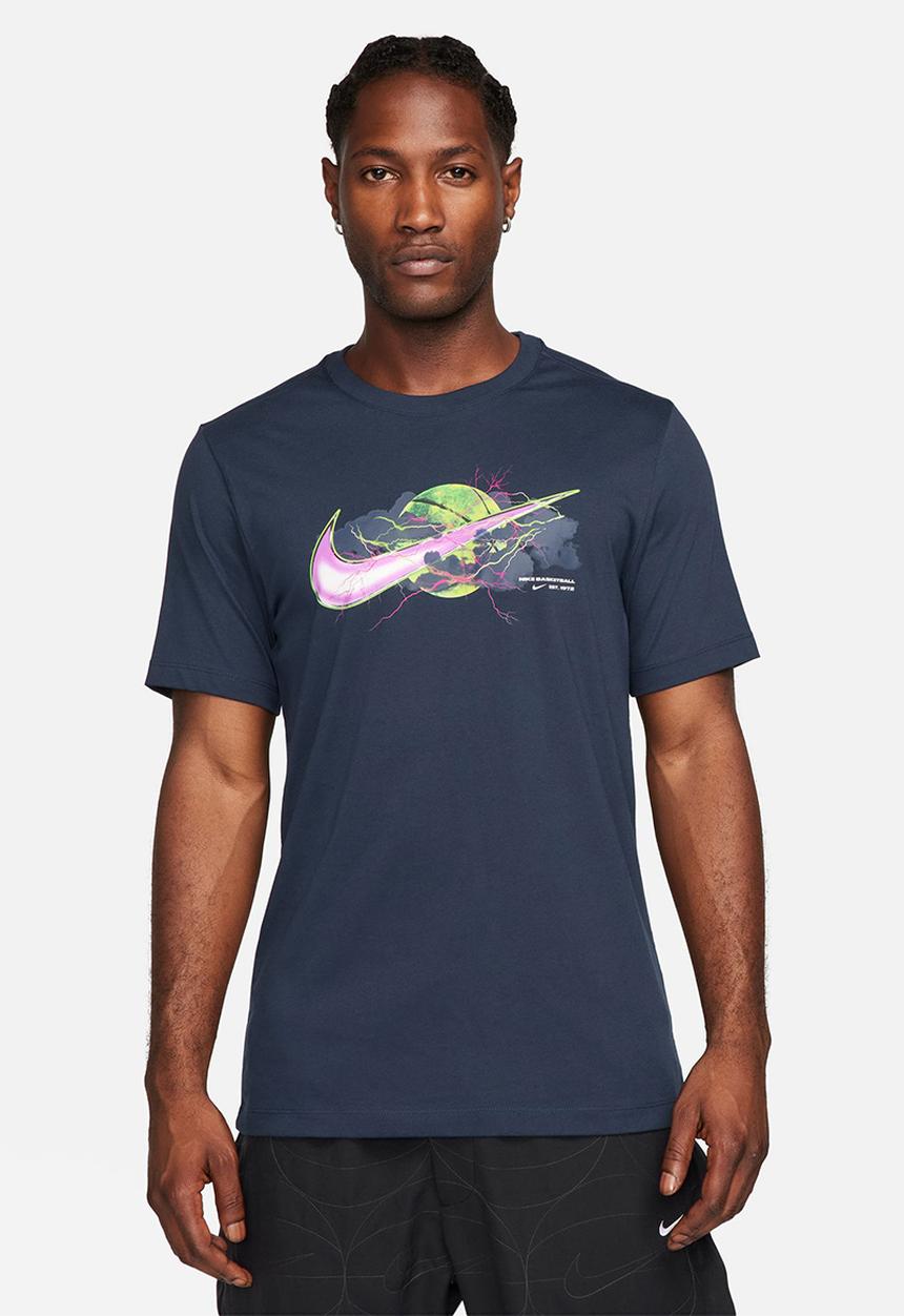 Nike - Nk tee jdi swoosh p2 - obsidian