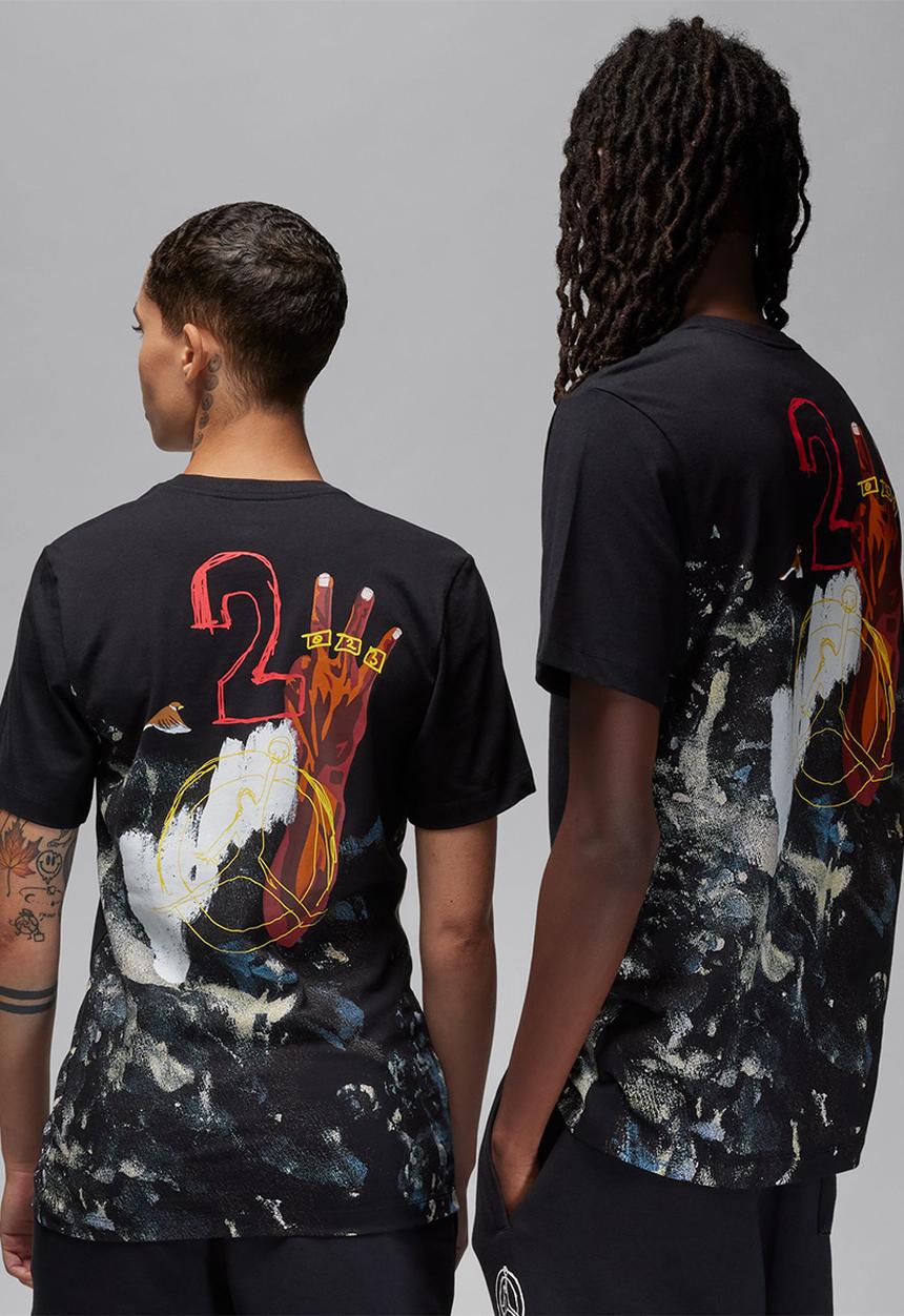 Nike - Jordan flt artst gfx crew tee - black