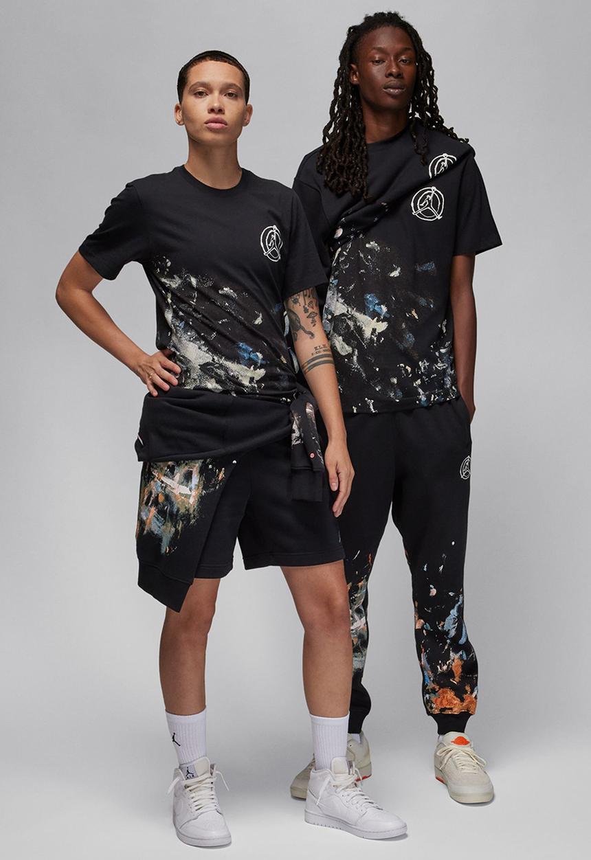 Nike - Jordan flt artst gfx crew tee - black
