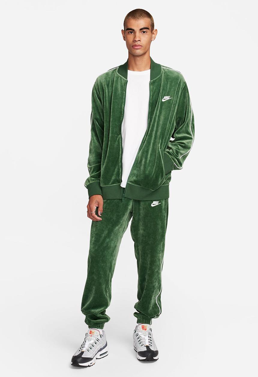 Nike - Club velour jacket - green 