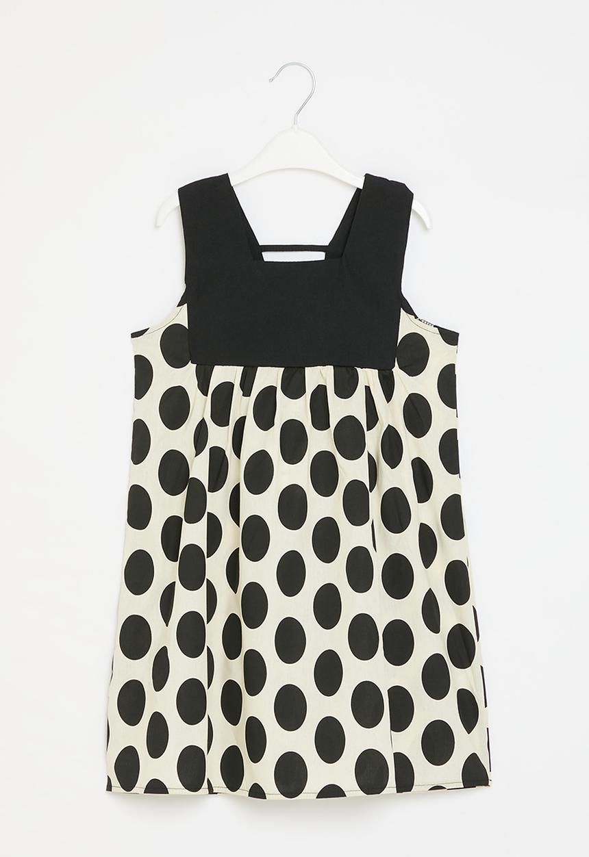 Pop Candy - Polka dot dress - black & white