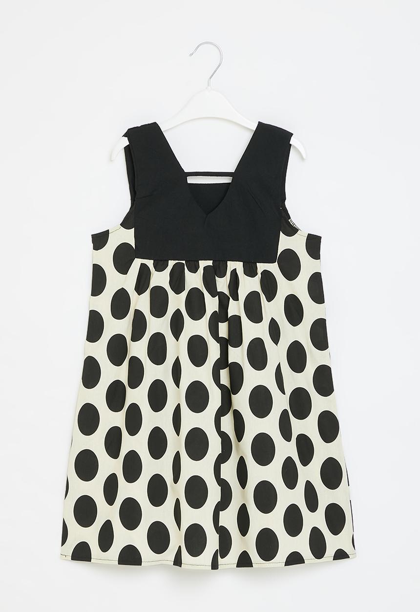 Pop Candy - Polka dot dress - black & white