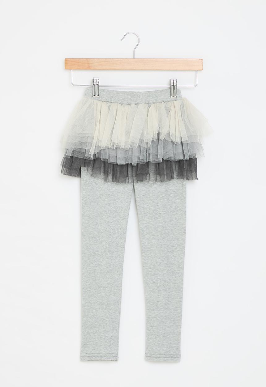 Pop Candy - Legging with tutu - grey