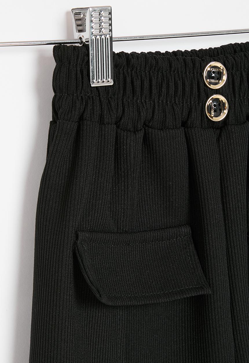 Pop Candy - Wide leg pants - black