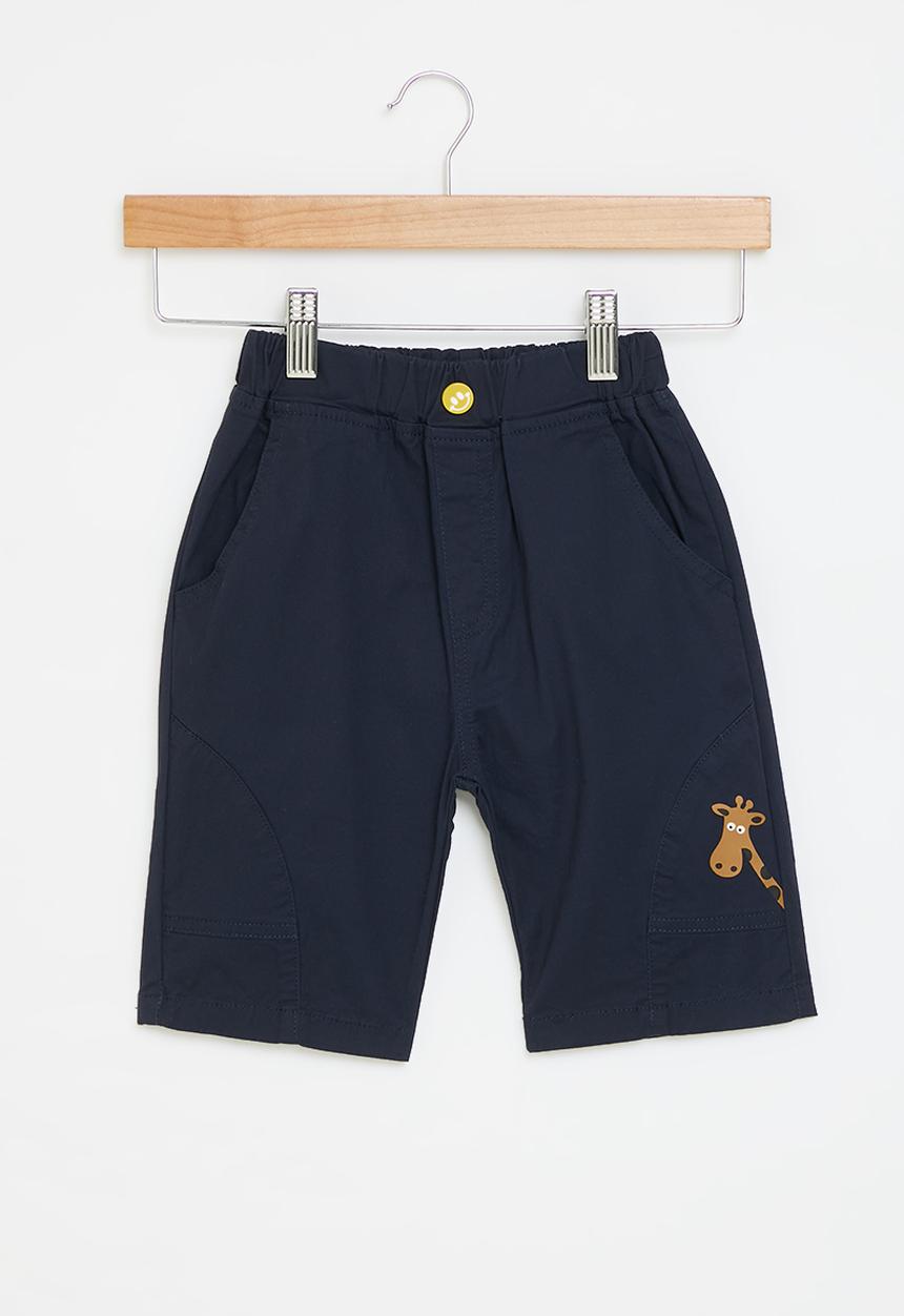 Pop Candy - Elastic waist shorts - navy