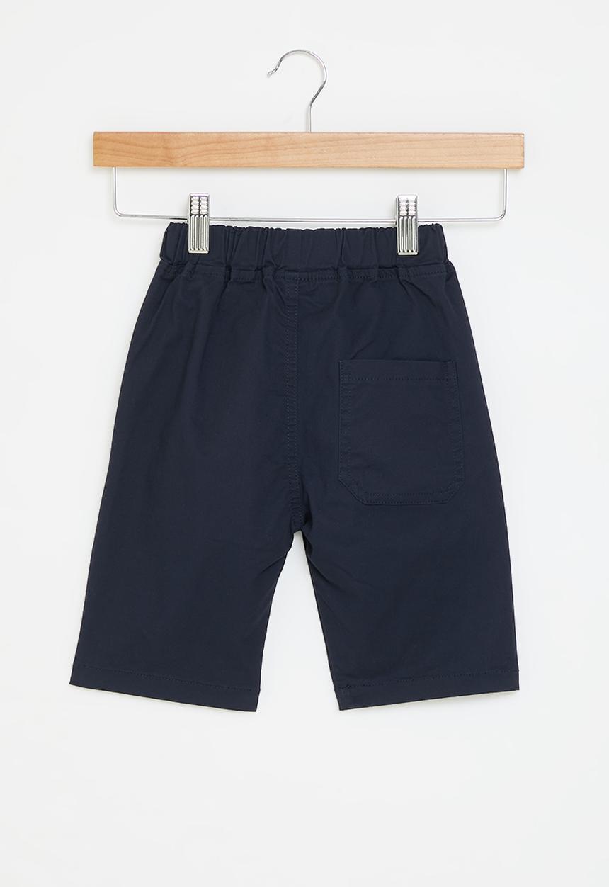 Pop Candy - Elastic waist shorts - navy