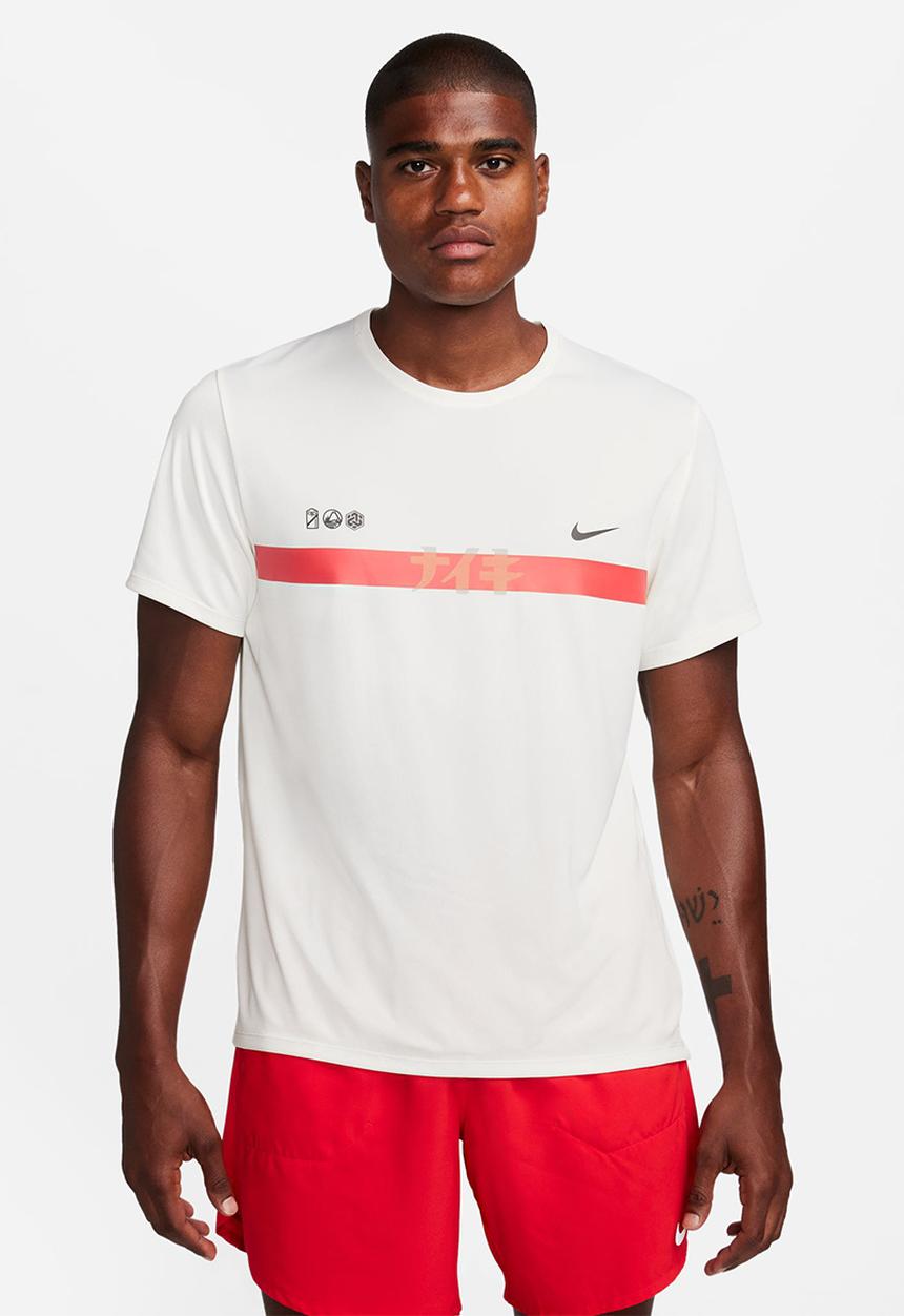 Nike - Dri-FIT UV SS running tee HKNE - white