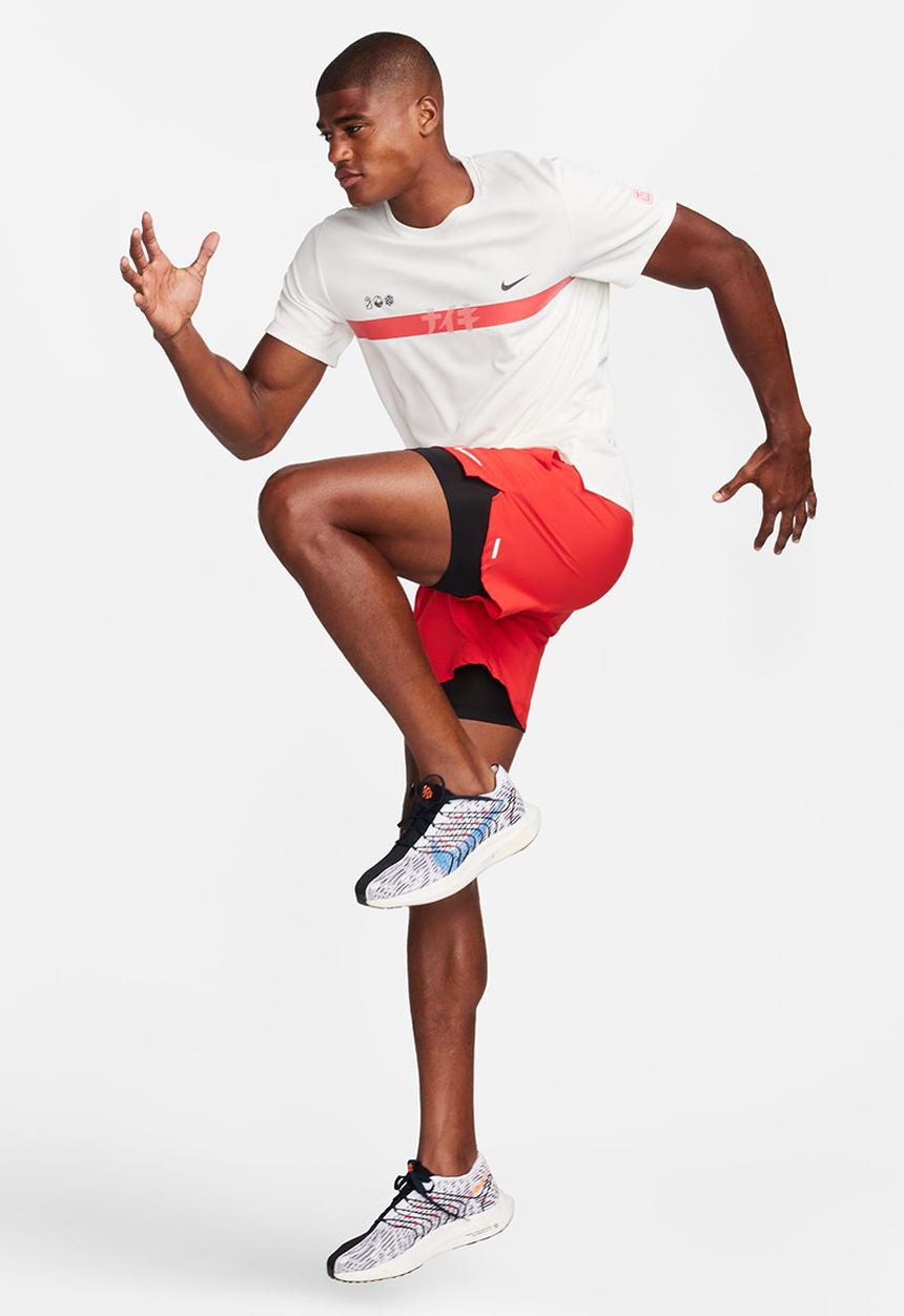 Nike - Dri-FIT UV SS running tee HKNE - white