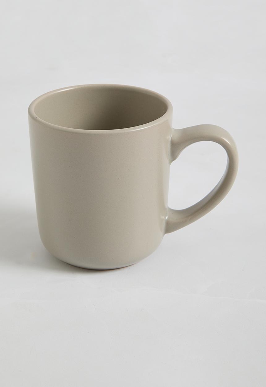 Excellent Houseware - Emble stoneware mug set of 4 - grey