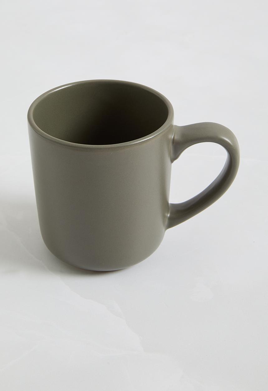 Excellent Houseware - Emble stoneware mug set of 4 - green
